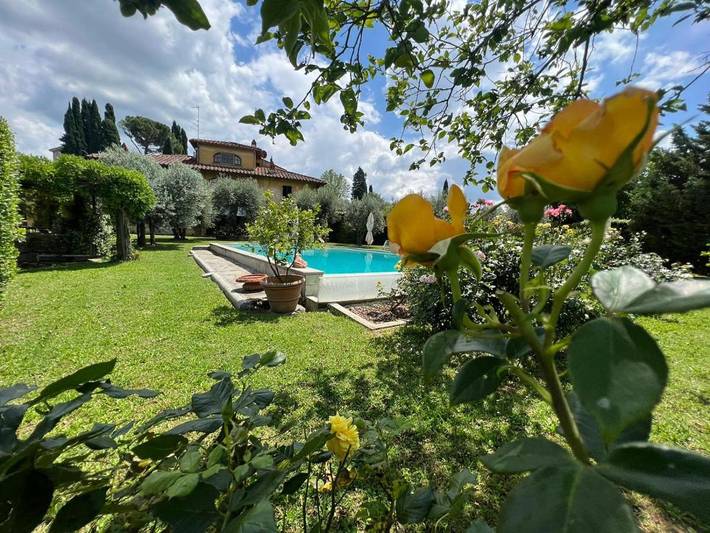 Villa per 10 persone, con Terrazza e Giardino nonché Piscina e Panorama a Impruneta