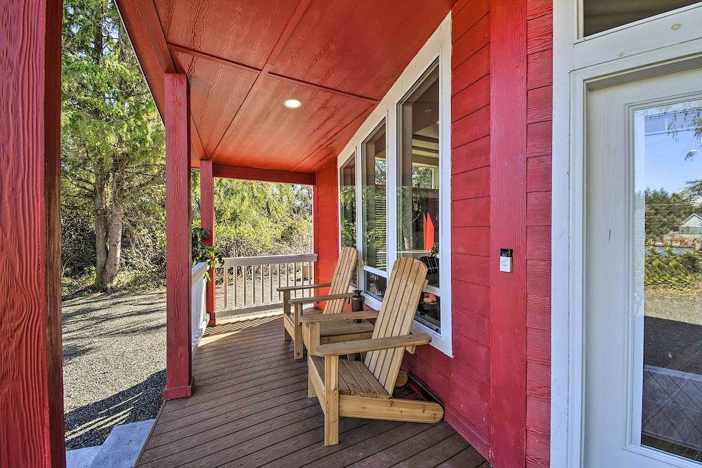 Ocean Shores Retreat w/ Porch & Canal Views! in Ocean Shores, Grays Harbor County