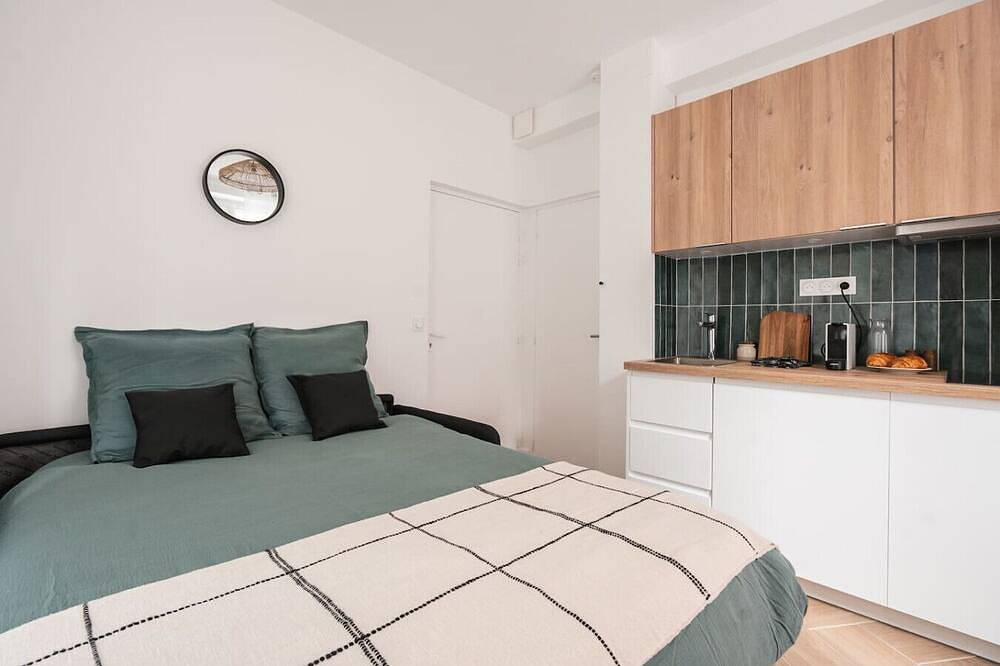Apartamento entero, Studio near Paris – Rer C within walking distance | 15 min to Orly in Choisy-le-Roi, Valle del Marne