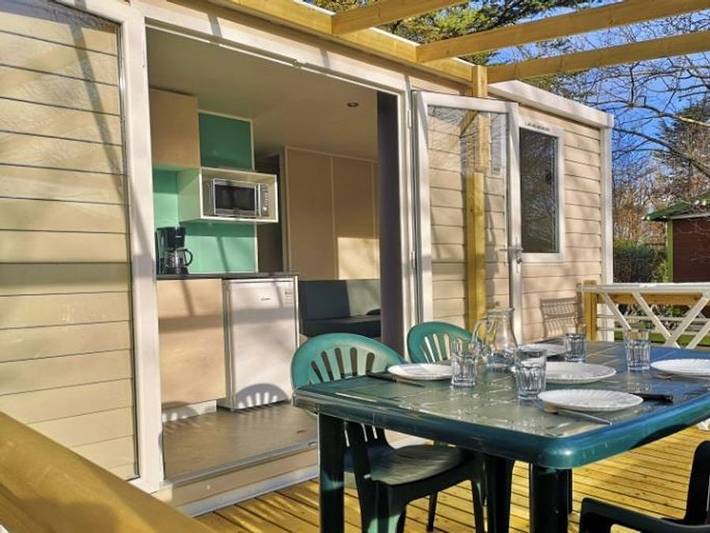 Mobil home pour 2 personnes, avec Bassin pour enfant à Collias - 2
