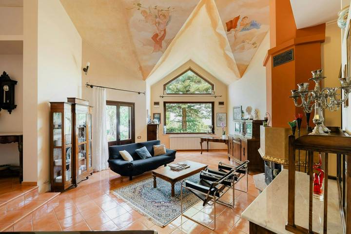 Villa en la colina, vistas al mar cerca de Palermo in Carini, Provincia de Palermo