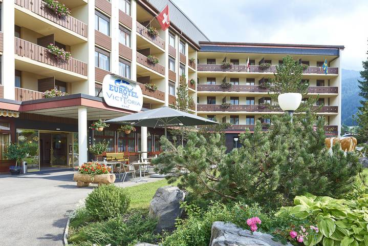 The Glacier Hotel - Einzelzimmer im eleganten "Alpenstil" in Les Diablerets, Ormont-Dessus (Les Diablerets)