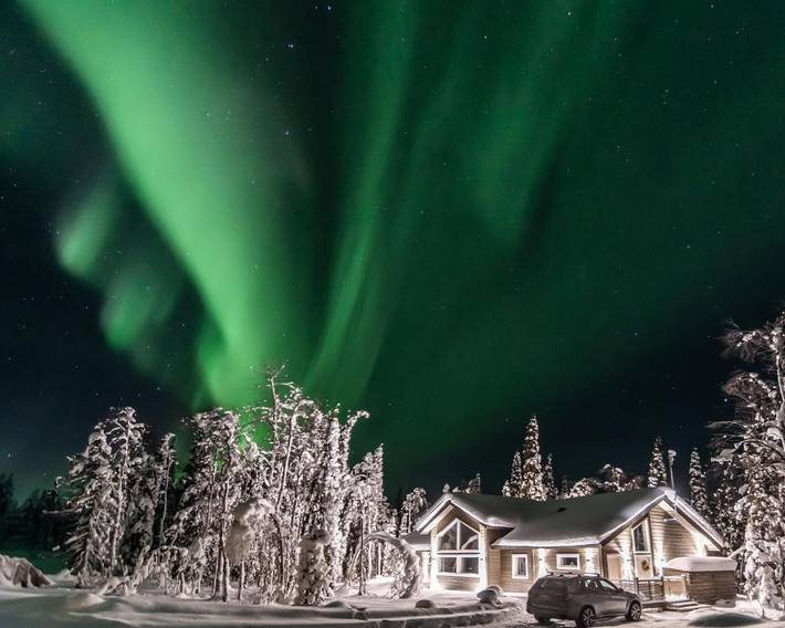 Maison d’hôte pour 2 personnes, avec terrasse ainsi que vue et sauna