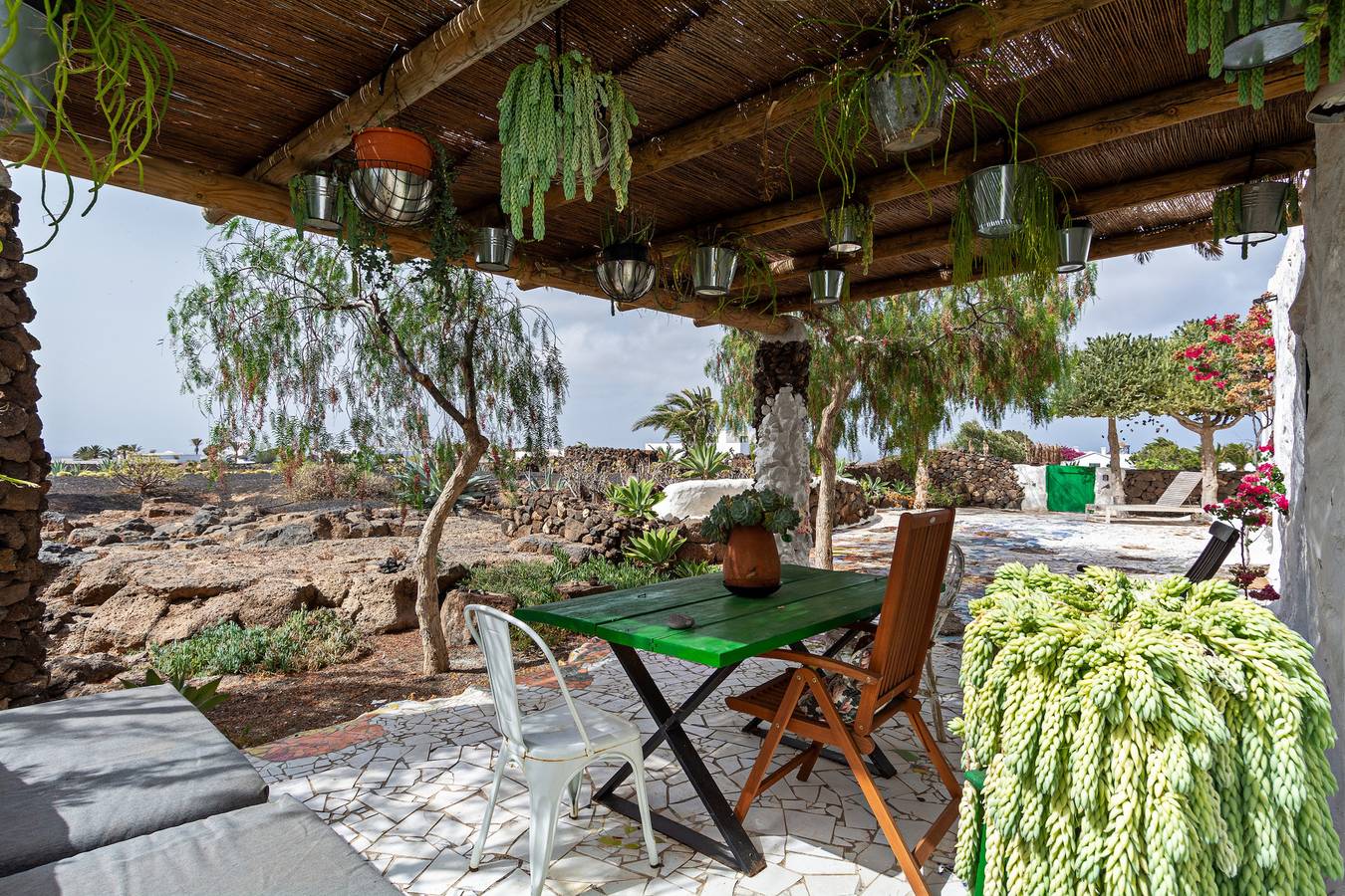 Bohemian Art House - 2Br in Yaiza & Garden in Las Breñas, Yaiza