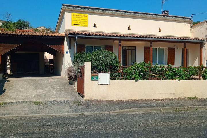 Location de vacances pour 4 personnes, avec Terrasse et Jardin à Espéraza
