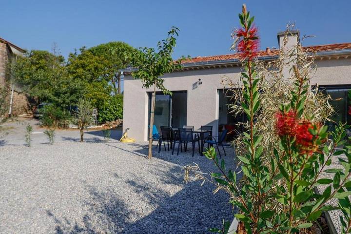 Maison de vacances pour 6 personnes, avec Terrasse ainsi que Piscine et Vue
