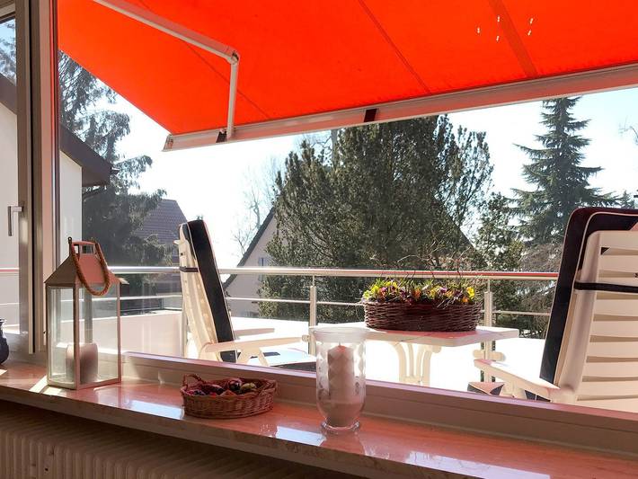 Ganze Wohnung, Ferienwohnung Seestern - Seenah, lichtdurchflutet mit 2 Balkonen und Stellplatz in Langenargen, Region Bodensee-Oberschwaben