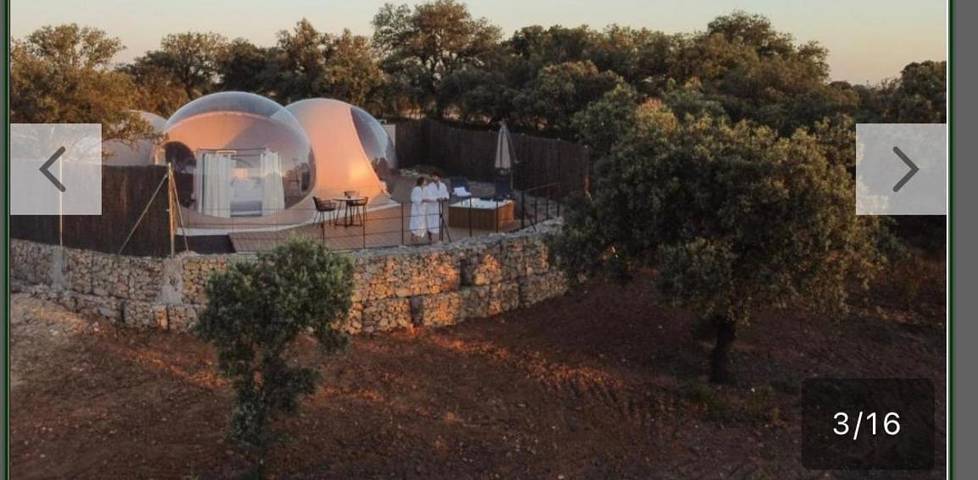 Camping para 4 personas, con vistas además de jardín y piscina, Se admiten mascotas en Galicia