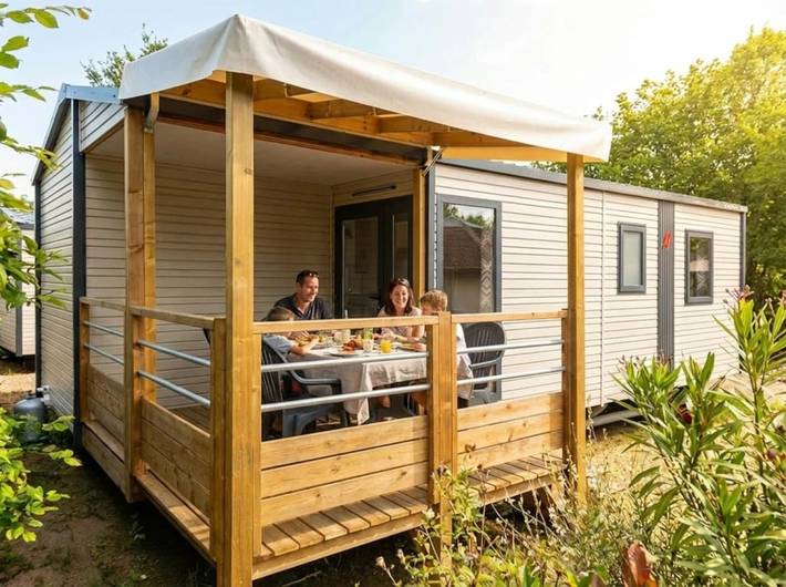 Mobil home pour 6 personnes dans Lac de Saint-Étienne-Cantalès - 3