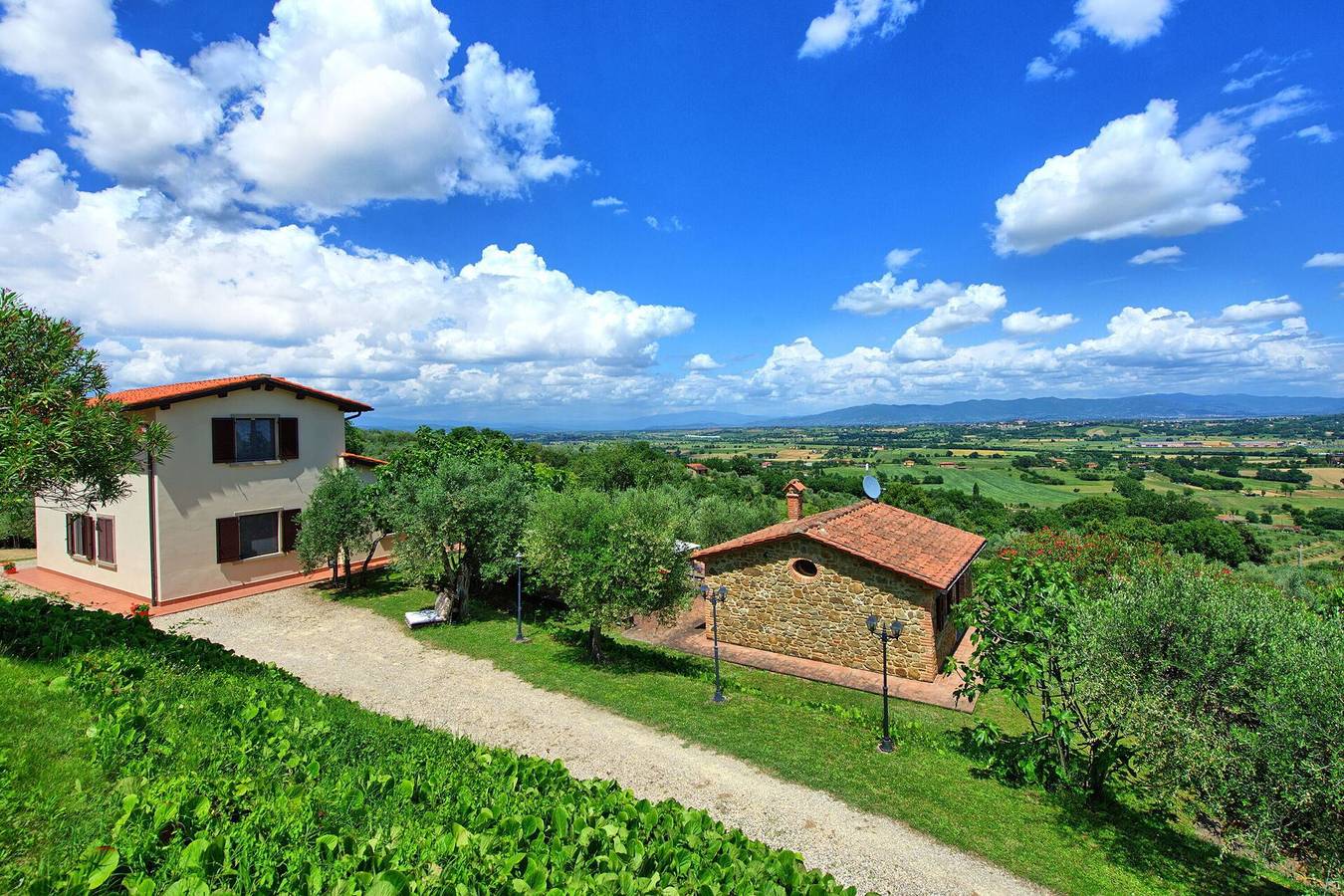 Villa für 12 Personen mit Terrasse in Lucignano, Chianti