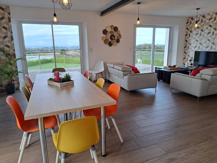 Casa en Bretaña con vistas al mar in Cléder, Ceinture Dorée