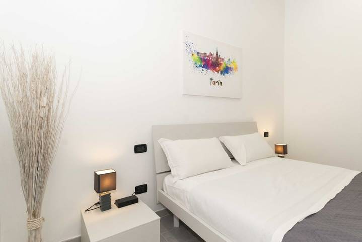 Apartamento entero, Apartamento de vacaciones para 4 personas con balcón in Turín, Provincia de Torino