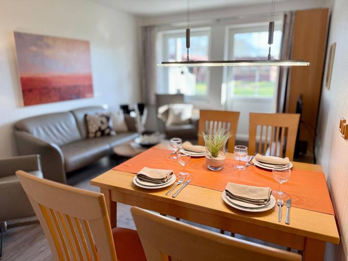 Ferienwohnung für 4 Personen, mit Terrasse und Garten sowie Ausblick in Staberdorf