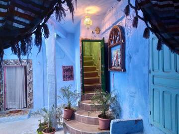 Gîte pour 2 personnes, avec vue et balcon à Chefchaouen