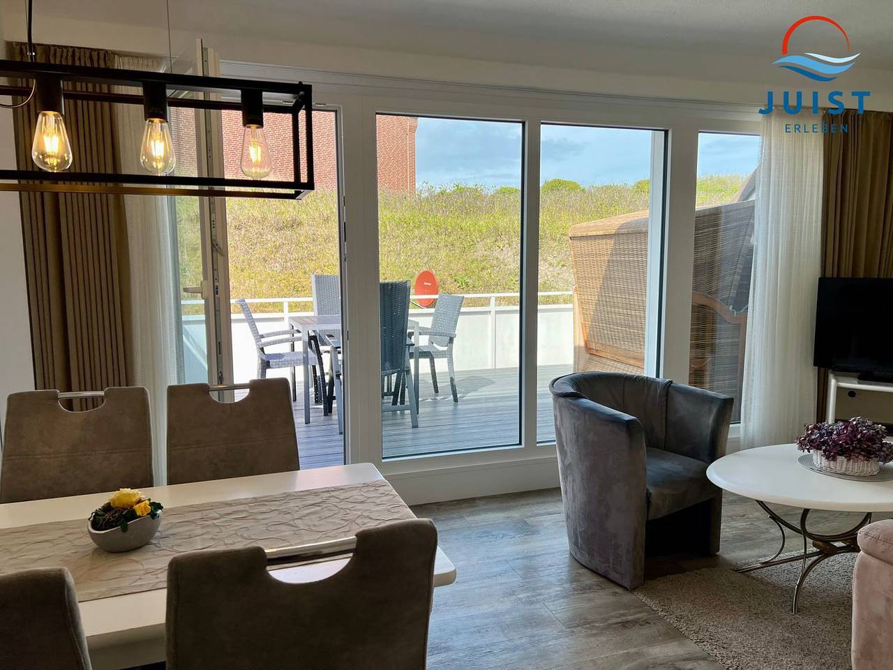 Familien- und hundefreundliche Ferienwohnung mit Balkon in Strandnähe — Bild 3
