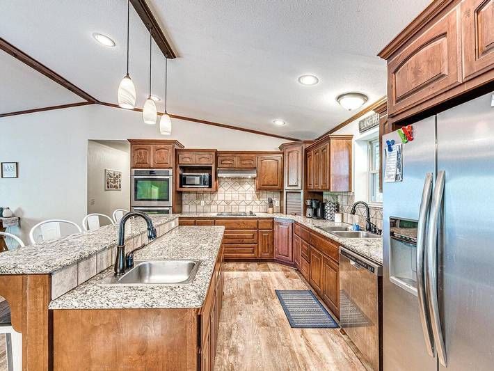 Vacation house for 15 people, with terrace in Eufaula Lake