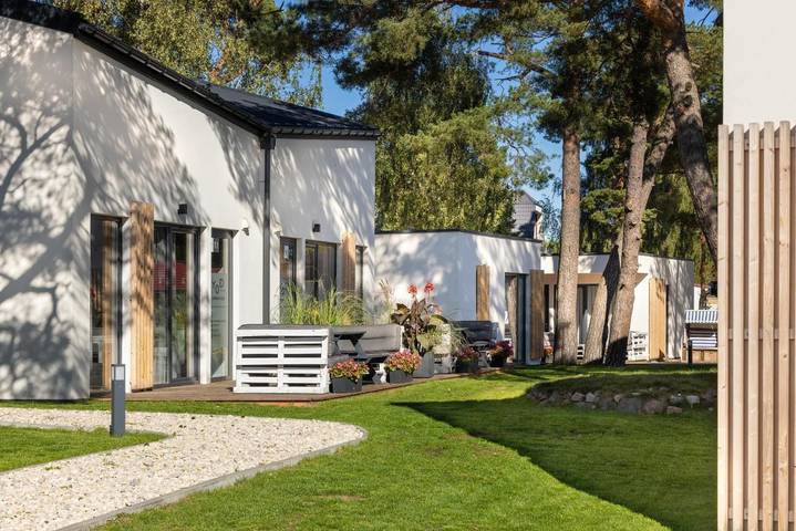 Ferienanlage für 3 Personen, mit Terrasse und Garten in Polnische Ostsee