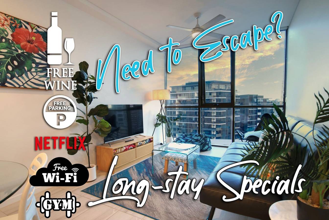 Vacation Rental for 5 Guests in Brisbane, Moreton Bay