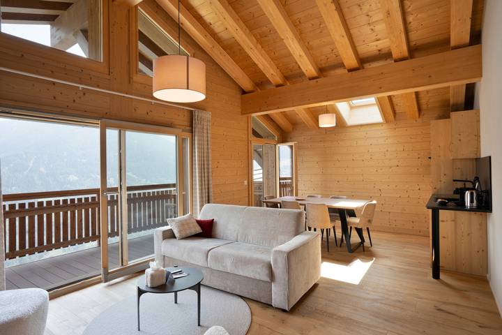 Ganze Wohnung, Dent-Blanche Resort - Wohnung 4 Zimmer in Riod, Hérémence