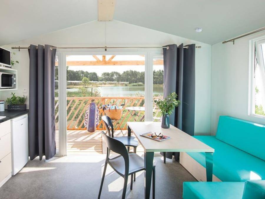 Camping Le Phare Ouest - Mobile home 4 persons - Loggia Bay New 2025 (sea view supplement €200 per week) in Saint-Denis-d'Oléron, Côte de Beauté