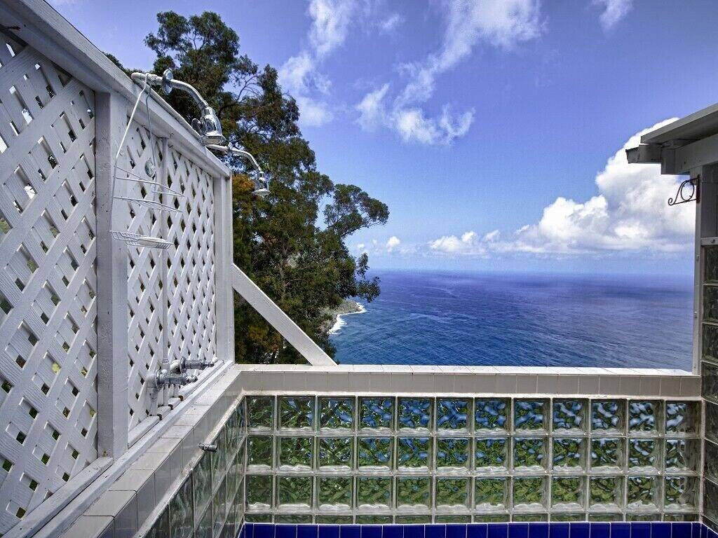 Staffelung Waipio Tal und das Meer in Hamakua