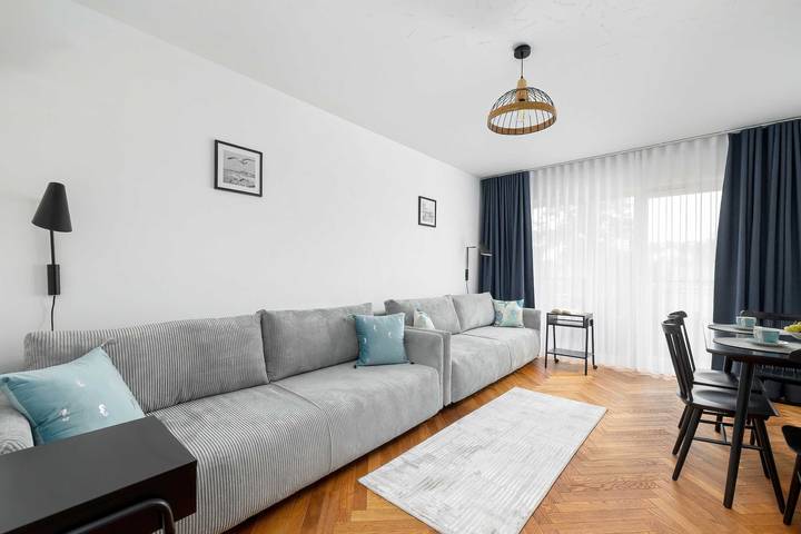 Studio för 4 Personer, med balkong/terrass, med husdjur i Polen