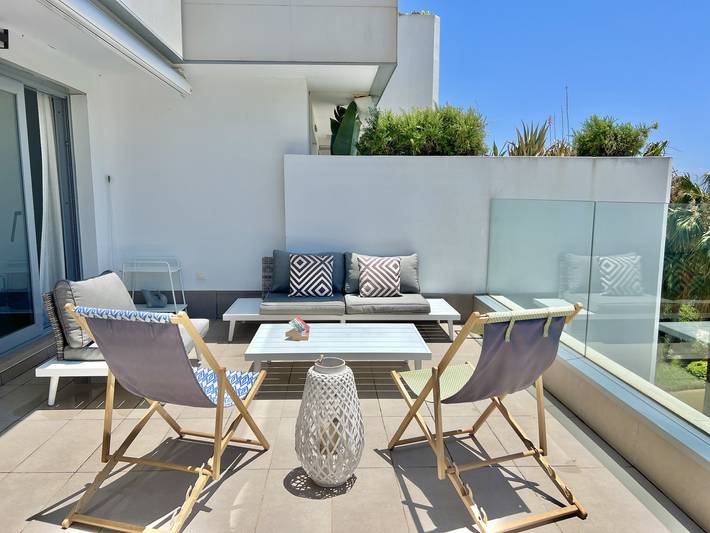 Ferienwohnung für 6 Personen, mit Ausblick und Pool sowie Terrasse in Marbella - 2