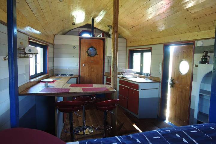 Péniche pour 3 personnes, avec jardin et terrasse en Bretagne - 4