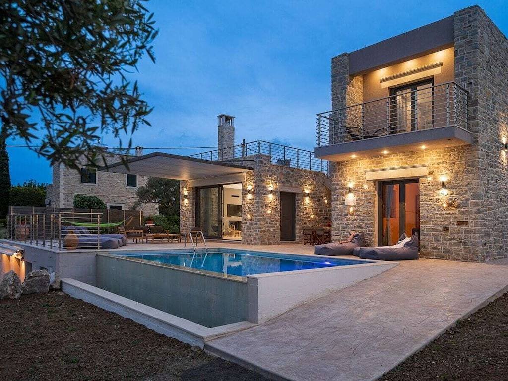 Villa in Tymbaki,crete mit Schwimmbecken in Kamilari, Iraklio-Heraklion und Umgebung