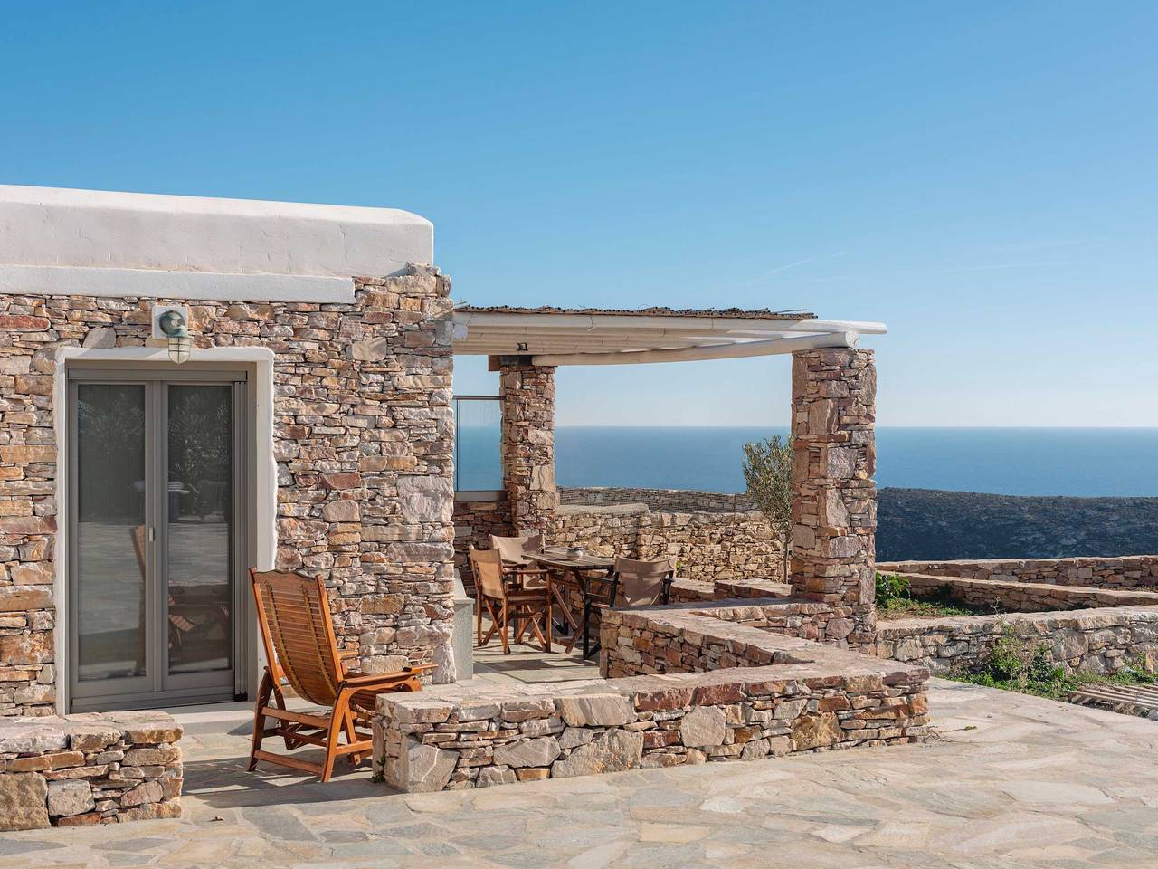 Ferienhaus für 3 Personen mit Balkon/Terrasse in Folegandros