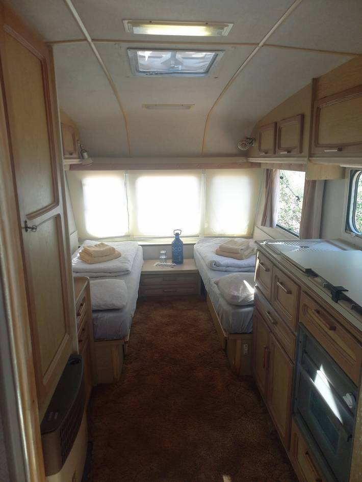 Wohnwagen für 2 Personen, mit Ausblick und Garten an der Algarve - 4