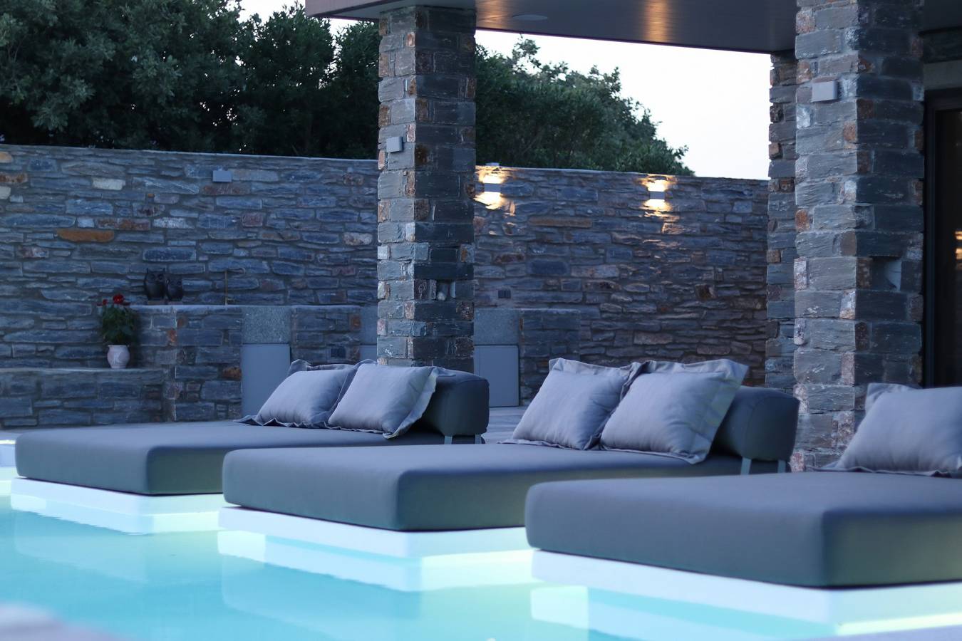 Villa für 10 Personen mit Terrasse in Kea