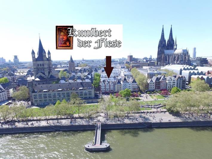 Hotel für 2 Personen, mit Garten und Ausblick in Kölner Dom - 2
