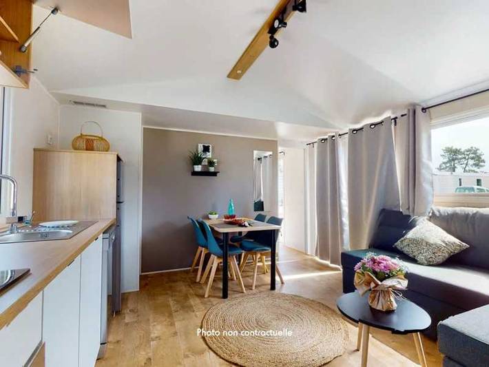 Mobil home pour 6 personnes, avec bassin pour enfant à Parentis-en-Born - 3