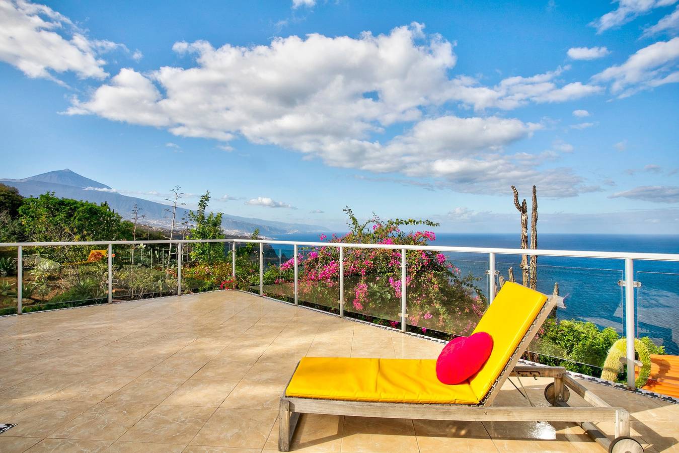 Ganze Wohnung, Ferienwohnung "Atlantis En Jardín Mariposa" mit Meerblick, Gemeinschaftspool und Wlan in La Matanza de Acentejo, Teneriffa Nord
