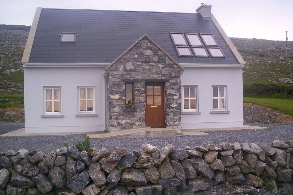 Craggy Cottage beside Fanore Beach in the Burren on the Wild Atlantic Way<br> in County Clare