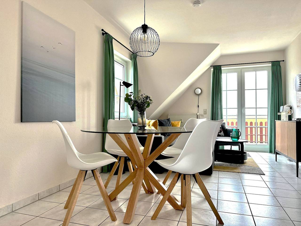 Ganze Ferienwohnung, Reethaus Boddenblick Alt Reddevitz | Wohnung 16 - Reethaus Boddenblick Alt Reddevitz | Wohnung 16 in Alt Reddevitz, Mönchgut