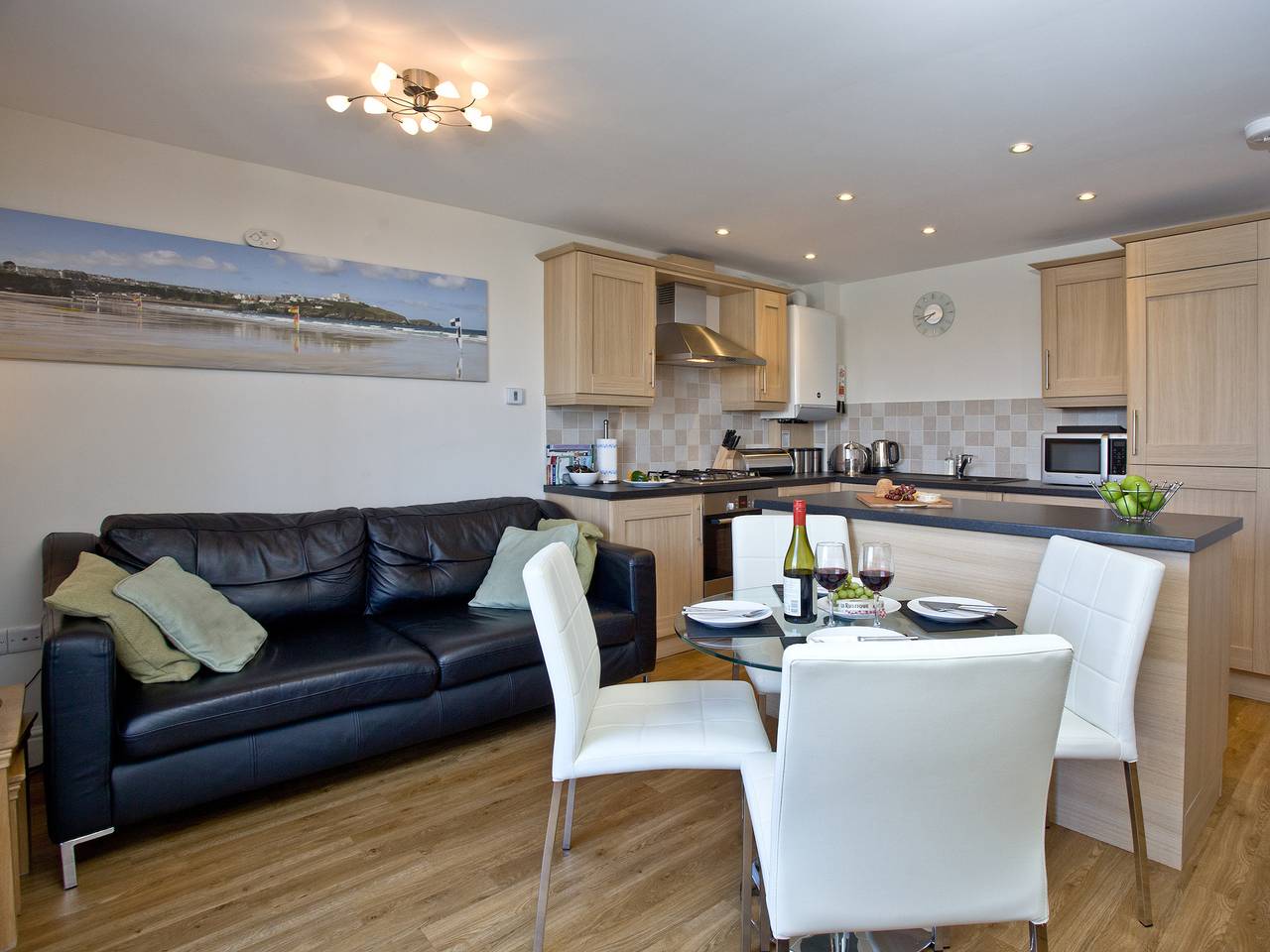 Entire apartment, 1 Harbour View in Newquay, Cornwall