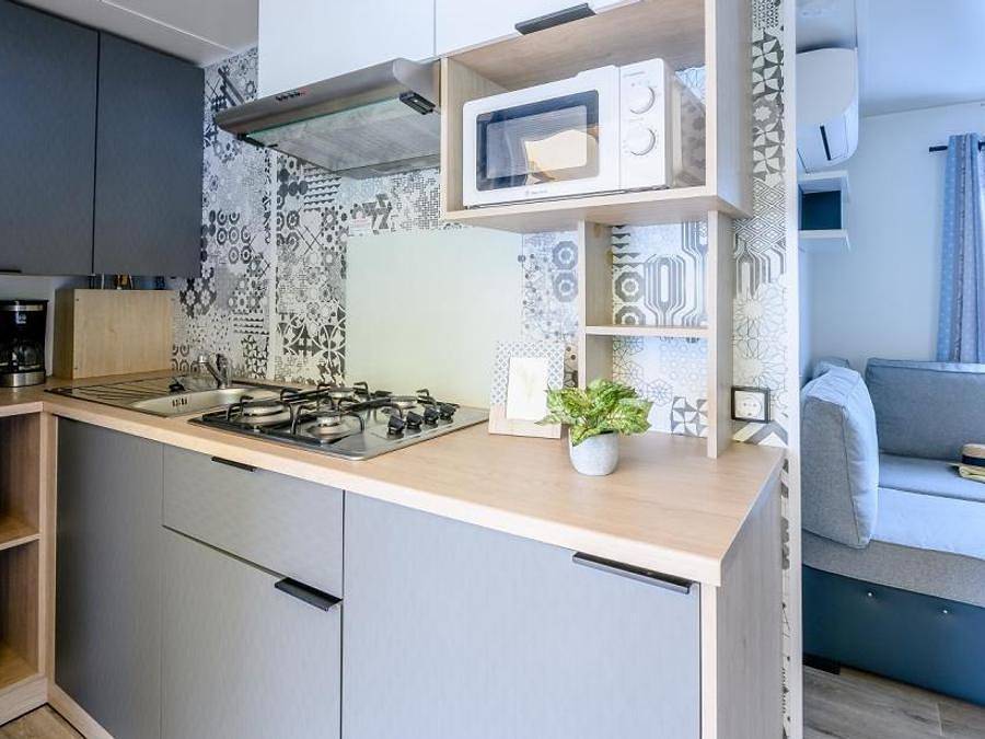 Camping maeva Escapades l'Arbre d'Or  - Mobilheim 8 personen - 3 Komfortzimmer - 34m² * in Parentis-en-Born, Côte d’Argent