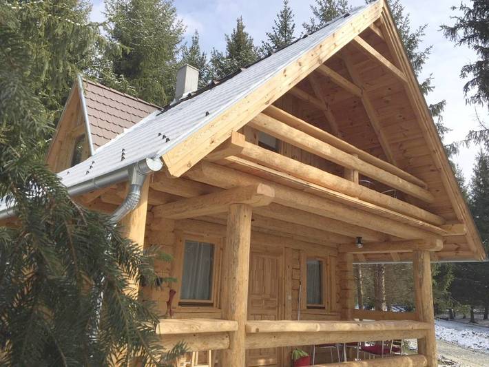 Chalet für 4 Personen, mit Balkon und Whirlpool sowie Terrasse und Garten in Ungarn
