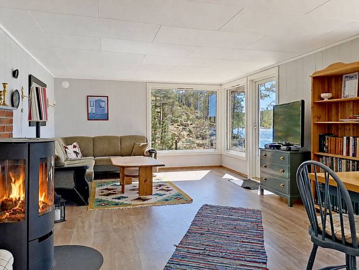Ferienhaus für 6 Personen, mit Terrasse und Garten sowie Seeblick in Süd-Norwegen - 4