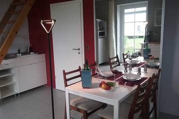 Ferienwohnung für 5 Personen, mit Garten und Sauna in Kollmar