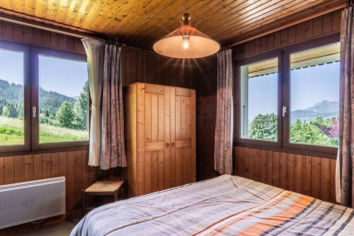 Location de vacances pour 4 personnes, avec vue à Les Gets
