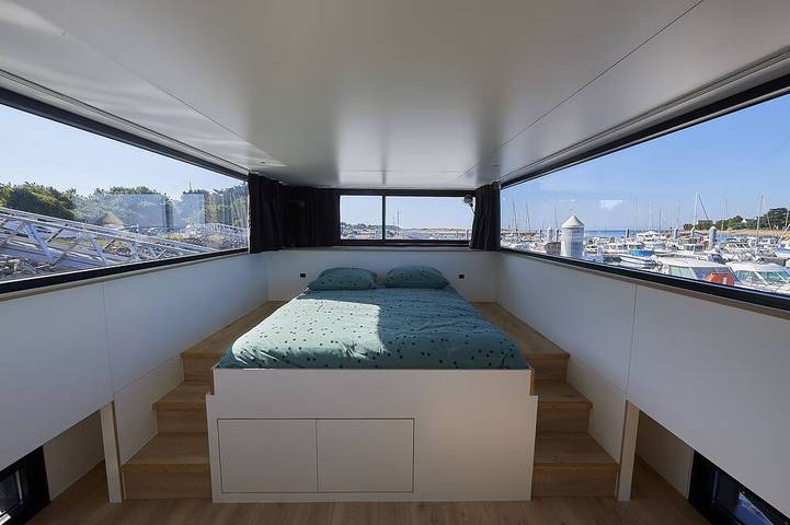 Péniche pour 5 personnes, avec terrasse en Bretagne - 3