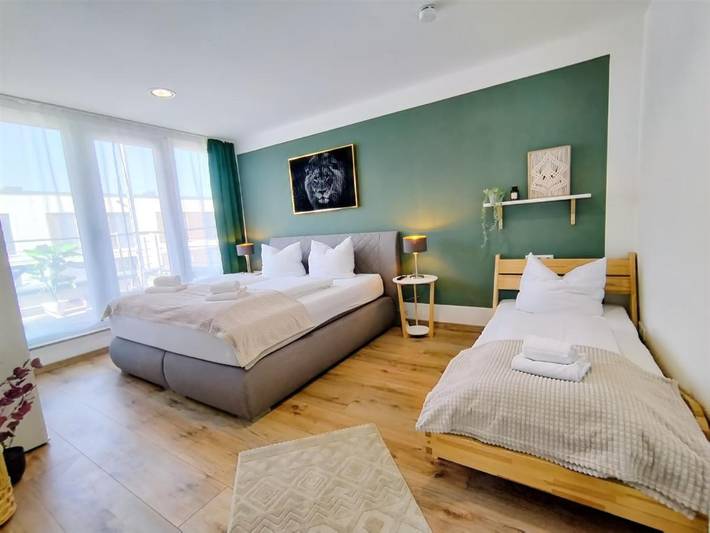 Gîte pour 7 personnes, avec balcon et vue à Ulm - 2