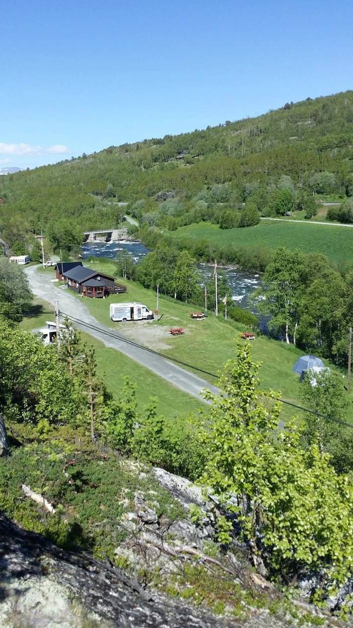 Camping for 4 personer, med Balkong og Terrasse i tillegg til Sauna i Trøndelag