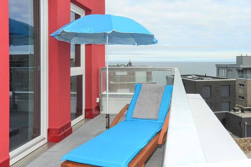 Ganze Wohnung, Penthouse Wohnung mit herrlichem Meerblick, Dachterrasse , Whirlpool &Sauna in Olpenitz, Kappeln