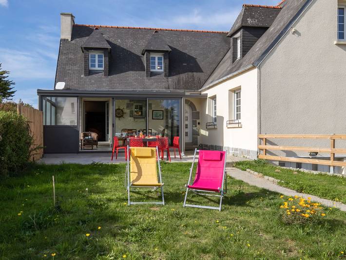 Ferienhaus für 4 Personen, mit Garten, mit Haustier