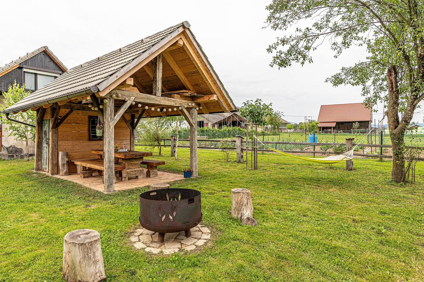 The Old Barn near Kolpa River in Möttling, Slowenien
