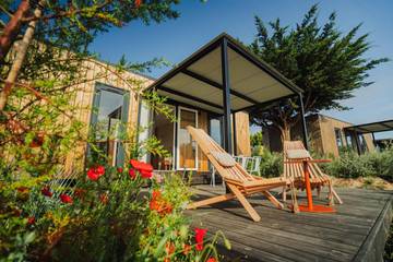 Camping pour 4 personnes, avec jardin et piscine, animaux acceptés à Quiberon